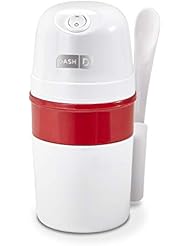 DASH DPIC100GBWH04 My Pint Electric Machine for Gelato, Sorbet + Frozen Yogurt Ice Cream Maker, 0.4qt, White