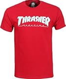 Thrasher Outlined Short Sleeve T-Shirt - Cardinal