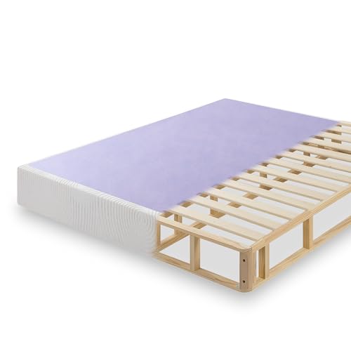 Zinus Edgar 8 Inch Wood Box Spring / Mattress Foundation / Sturdy Wood