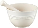Le Creuset Mortar & Pestle 300 ml Meringue Stoneware Boxed view 1