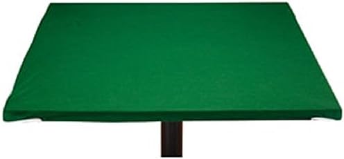 WD Gamer Sure-Grip Pocker Card Game Green Felt Table Cover - Fits 34" - 36" Square