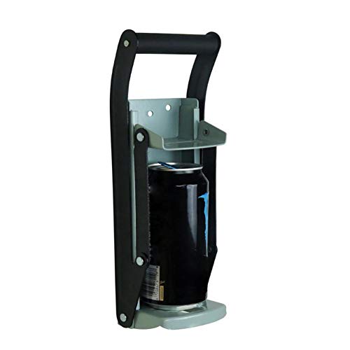 Beer Tin Can Crusher,16oz Bottle Opener, Wall Mounted Recycling Tool with Grip Handle, Kitchen Supplies, Pressure tanker - Thumbnail 5