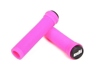 hot pink bike grips