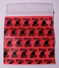 Printed Mini- Re-Sealable Bags/Baggies -300 - 2"w X 2"h   Stay High