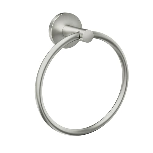 Moen Y5785BN Modern Bathroom Hand Towel Ring, Brushed Nickel