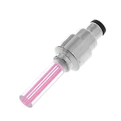 NNDA CO 2Pcs Bike Lights Bicycle Tyre Tire Valve Caps Wheel Spokes LED Light 4 Color