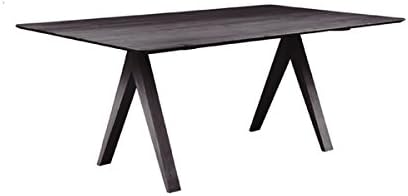 Saloom Soma 36 x 60 Rectangular Maple Smooth Top Dining Table in Rockport Finish