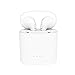 Metco Group Bluetooth Earbuds White Wireless Headset By Indigi Earphone Two Pieces For Iphone 6 / 6s / 6s Plus / 7 / 7 Plus / X, Android, Samsung, Galaxy