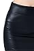 82-9014FL-BLK Women'S Casual To Office Wear Below Knee Pencil Skirt - Black S