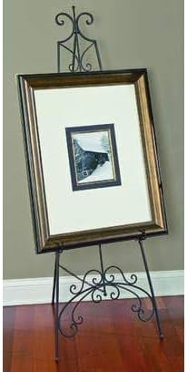 Amazon Com 65in Black Metal Floor Easel Free Standing Art Display