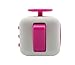 Muggle Shop Fidget Toy Cube Relieves Stress and Anxiety for Children and Adults, White/Pink