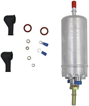 CUSTONEPARTS Electric Externally Mount Inline Fuel Pump w/ Installation Kit For Ford Mercury Lincoln E2000