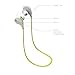 XY QY7 Bluetooth headphones earphones- Foneso V4.1 Wireless Sport In-Ear Sweat-proof Headset for iPhone 7 6 Samsung Galaxy and other Smartphones(Green)