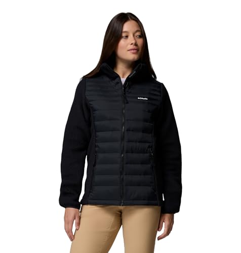 Columbia Manteau hybride Juniper Peak, design élégant, ajustement ajusté, chaleur Turbodown, résistant à l'eau, ourlet personnalisable - Femmes