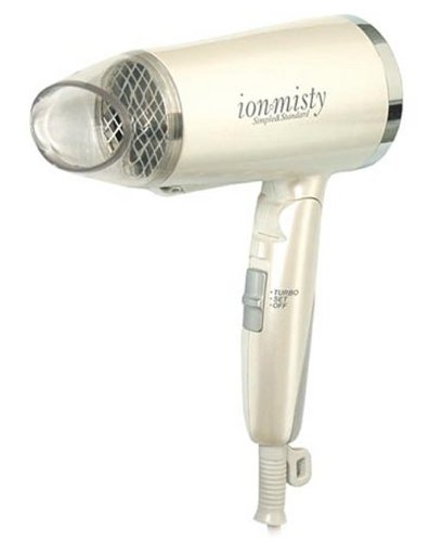 KASHIMURA Ionic Hair Dryer Ion Misty 2 TI-32, Multi Voltage 100-120V (900W) / 200-240V(1200W)[Japan Import]