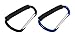 SE Assorted Color Jumbo Aluminum Carabiners (2 PC.) - 1297A-12-2