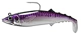 FishLab Mack Attack Soft Swimbait 8" 9.5oz- Purple