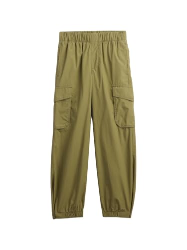 GAP Boys Pull-on Woven Jogger Moss Stone L
