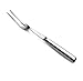 New Star Foodservice Hollow Handle Notched Serving Spoon (Silver, 2 Tine Pot Fork (11.5-Inch))