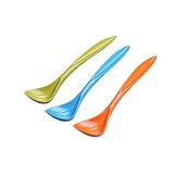 PetBonus 3-Pack Pet Food Can Spoon, Long Handle Special Curved Design for Dog Cat Can Spoon(Small)