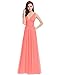 Ever-Pretty Womens Long Chiffon Maxi Party Dress 14 US Coral