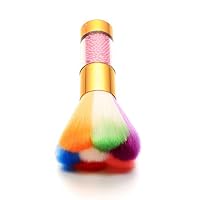 Nail Art Tool,Putars Portable Colorful Brush Remove Dust Powder For Acrylic Nails Nail and Nail Art Dust Clean