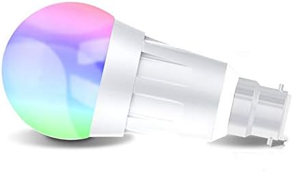 Smart Bulb, Alexa WiFi Led Light Bulb Made from Aluminum Alloy, 7W, B22, 650LM Dimmable Lamp Works with Alexa(Echo,Echo dot),Google Home&Ifttt, No hub Required,Remote Controlled by iOS/Android(1pack) [Energy Class A+]