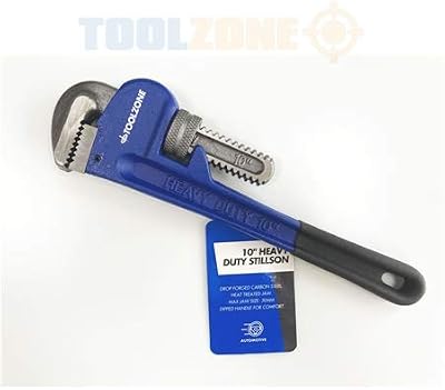 Toolzone 250mm 10in Heavy Duty Stilsons Pipe Wrench