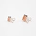 MultiBey Rose Gold Binder Clips Fashion Metal Clips, Small 3/4 inch 25PCS or 1 inch 12PCS per Box (3/4 (25pcs))