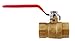LDR 022 2264 ¾-Inch IPS Full Port Heavy-Duty FIP Ball Valve Lead-Free Brass