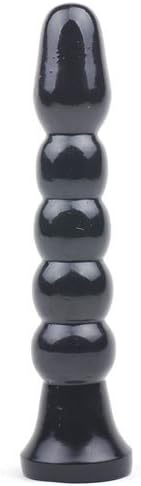 PleasureBox Butt Plug Anal Beads Sex Toy, Black
