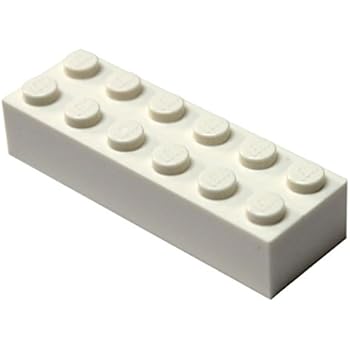 LEGO Parts and Pieces: White 2x6 Brick x50