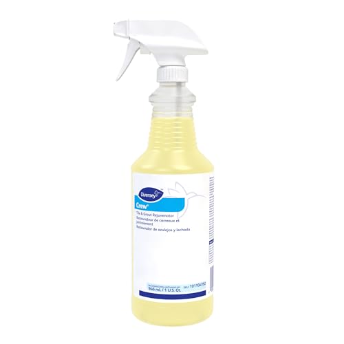 Diversey Crew Tile And Grout Rejuvenator, 32 Oz Spray Bottle, 12/carton