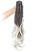 18″ 21″ Straight Curly Synthetic Clip in Claw Ponytail Hair Extension Synthetic Hairpiece 150g with a jaw/Claw Clipthumb 3