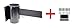 VIP Crowd Control Retractable Safety Wall Queue Barrier With Tuff Tex Black Finished (156
