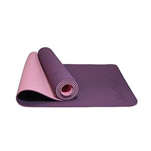 MAXYOGA® Esterilla para Yoga/Pilates/Gimnasia de Material ecológico TPE. Yoga Colchoneta Esterilla Antideslizante y Ligero con Grosor de 6mm, tamaño 183cm x 61cm.