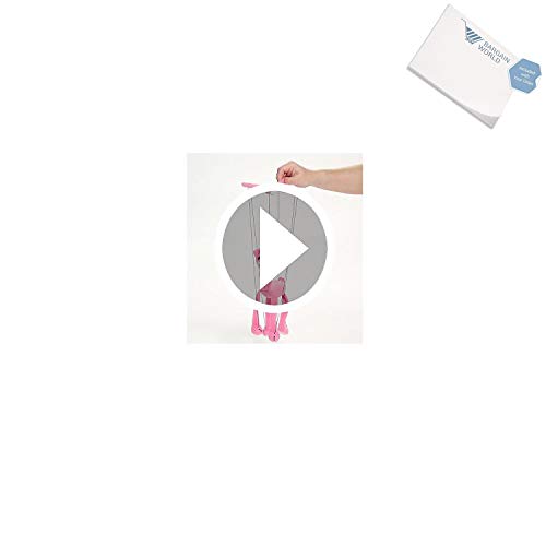 Bargain World Plush Farm Animal Marionette Puppets (With Sticky Notes) - Thumbnail 2