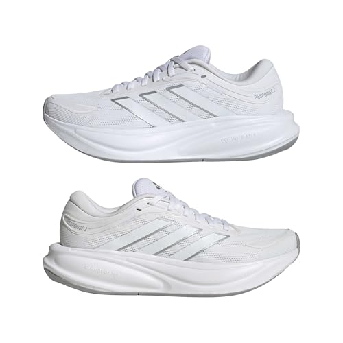 Mujer Response 2 Running Shoes, FTWR White/Zero Met./Halo Silver, 38 EU