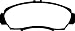 EBC Brakes DP31610C Redstuff Ceramic Low Dust Brake Pad
