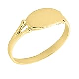 Women's 10k Yellow Gold Signet Ring