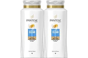 Pantene, Shampoo and Conditioner 2 in 1, Pro-V Classic Clean, 25.4 Fl Oz, Pack of 2