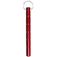Design-Pie Safety Key Chain, Solid Aluminum Short Stick Protection Gift Keychains for Women