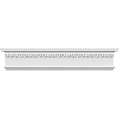 Ekena Millwork CRH09X63BE-EG 63" Bottom 67 Top Width x 8 5/8" H x 3/8" P Bedfor…
