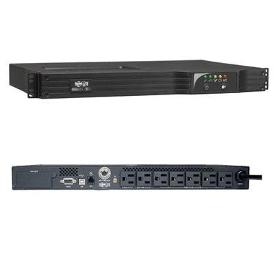 Tripp Lite SMART500RT1U UPS Smart 500VA 300W Rackmount AVR 120V USB DB9 SNMP 1URM - UPS ( rack-mountable ) - AC 120 V - 300 Watt - 500 VA - output connectors: 7 - 1U - black