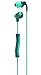 Skullcandy S2CDHY-450 Method in-Ear Sweat Resistant Sports Earbud, Teal/Green