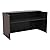 Alera Valencia Series Reception Desk with Counter, 71" Width x 35 1/2" Depth x 42 1/2" Height, Espresso