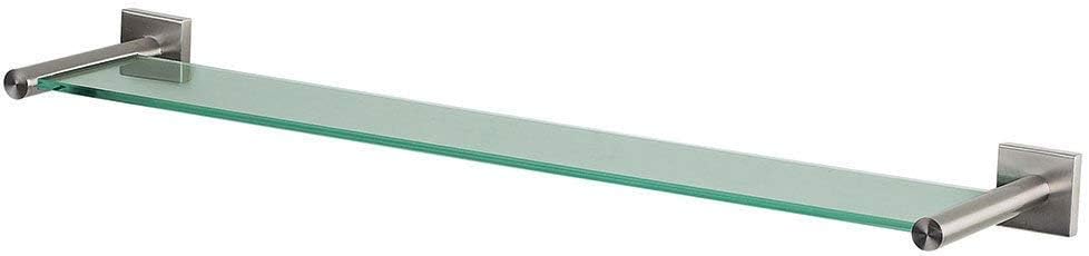 Spirella Nyo Collection, Floor 60x14,5x4,5, Safety Glass, Matte Chrome, Grande, Matt Chrome