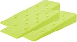 Redneck Convent Spiked Tree Felling Wedges for Tree Cutting - 8in Green Plastic Felling Wedge, Logging Tools - 3 Pack