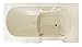 28 x 53 Right Drain SOAKING Walk-In Bathtub - 2853 Biscuit Bath Tub