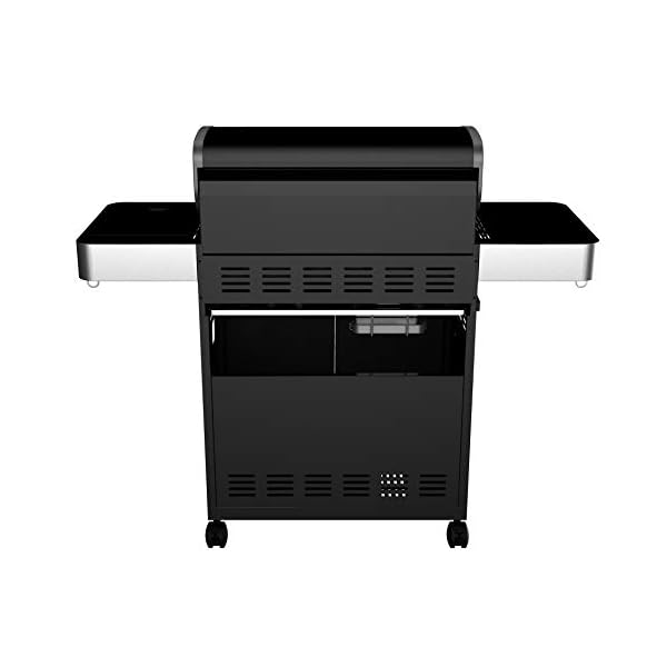 4-Burner-Propane-Gas-Grill-BlackLED-ControlsSide-BurnerUSB-Light